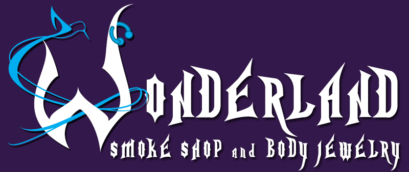 wonderland smoke shop banner